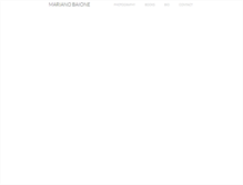 Tablet Screenshot of marianobaione.com